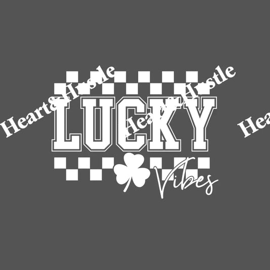 St Patricks Day Lucky Vibes White