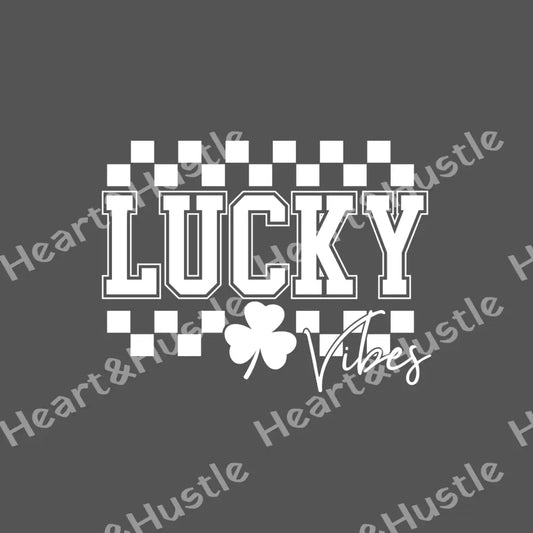 St Patricks Day Lucky Vibes White