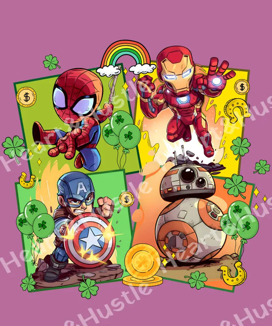 St Patricks Day Super Heroes
