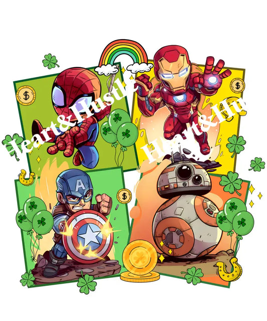 St Patricks Day Super Heroes
