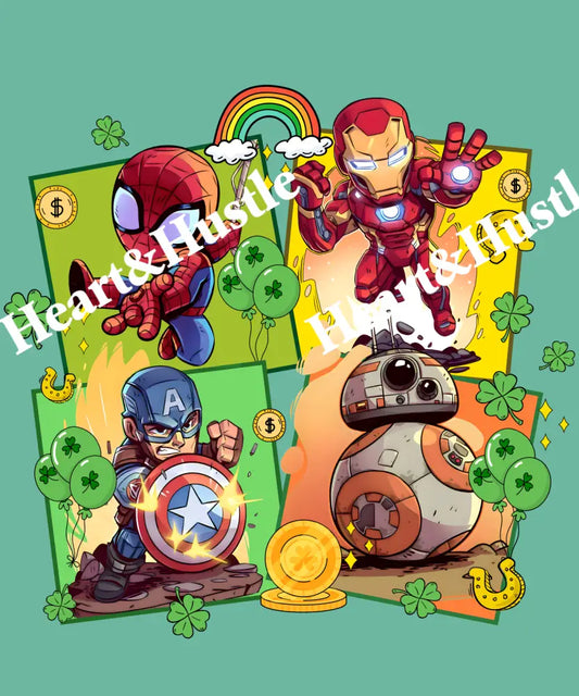 St Patricks Day Super Heroes