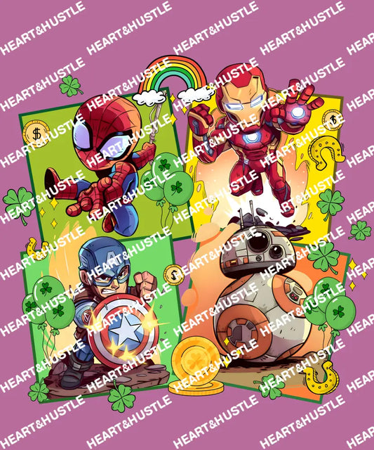 St Patricks Day Super Heroes
