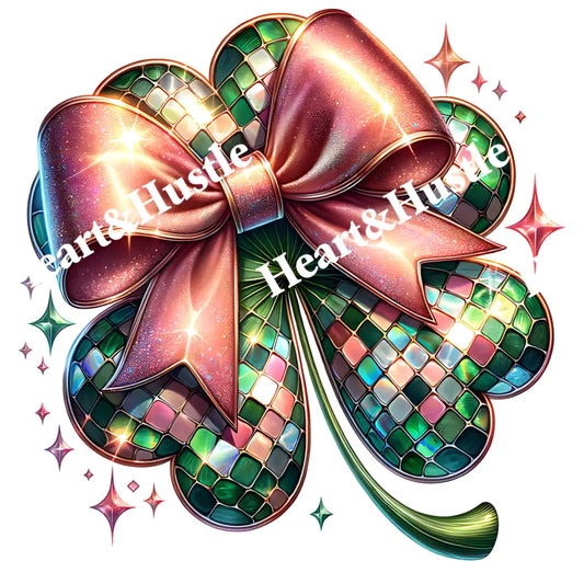 St. Patty Clover with Bow