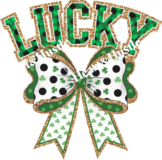 St Patty Lucky Bow