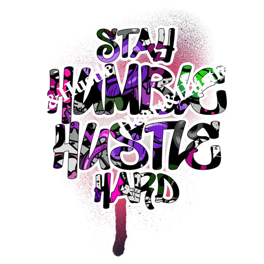 Stay Humble Hustle Hard Purple