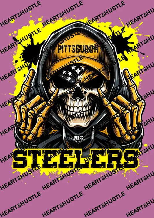 Steelers Skull Hoodie