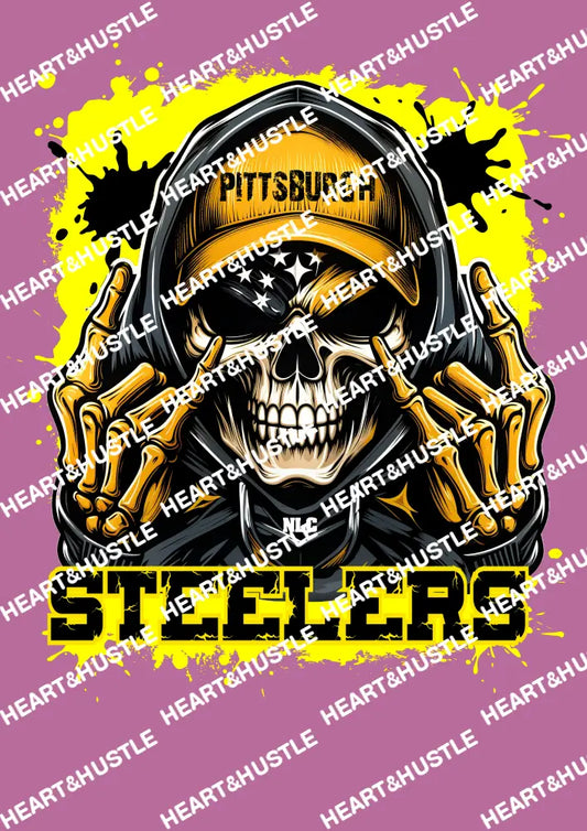 Steelers Skull Hoodie