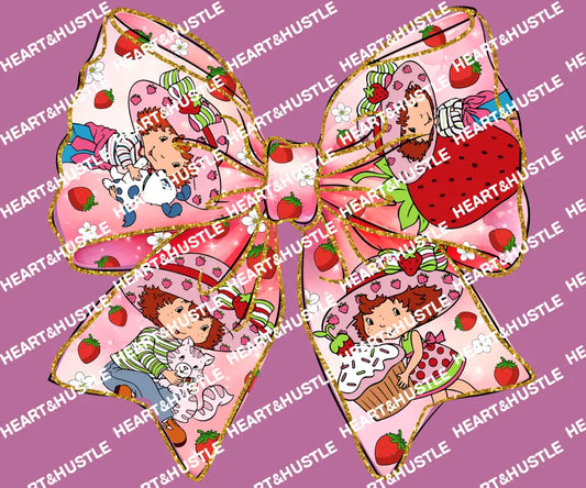 StrawBerry Shortcake Bow