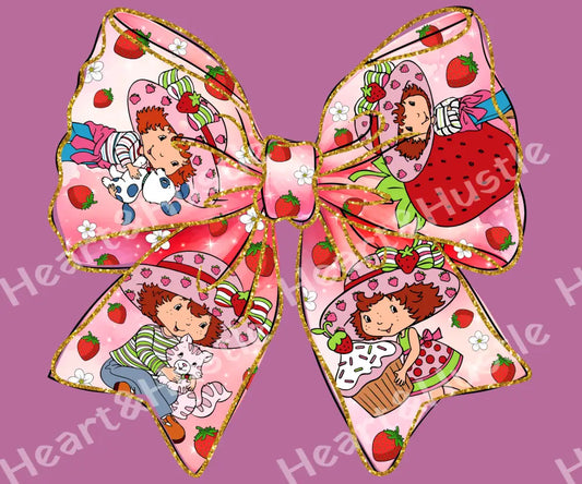 StrawBerry Shortcake Bow