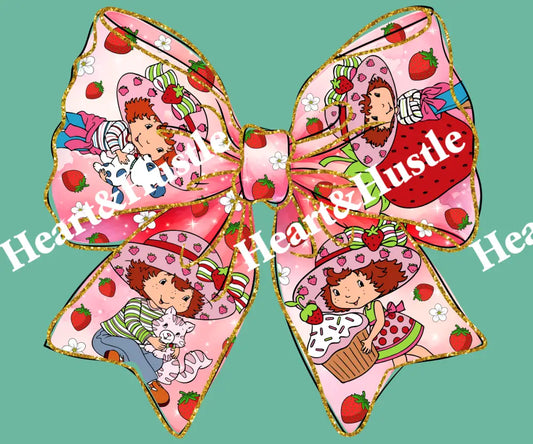 StrawBerry Shortcake Bow