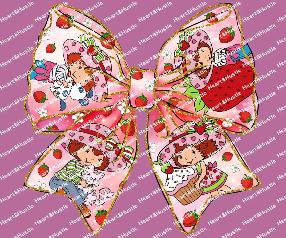 StrawBerry Shortcake Bow