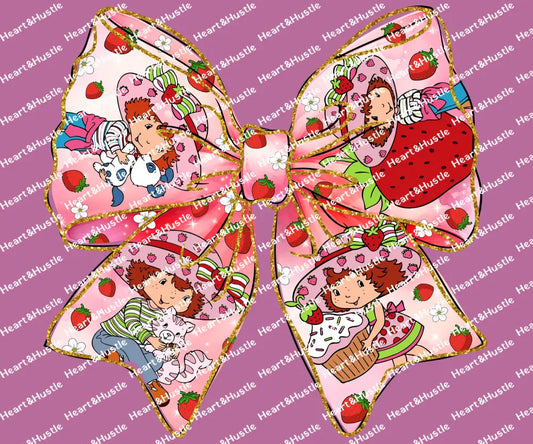 StrawBerry Shortcake Bow