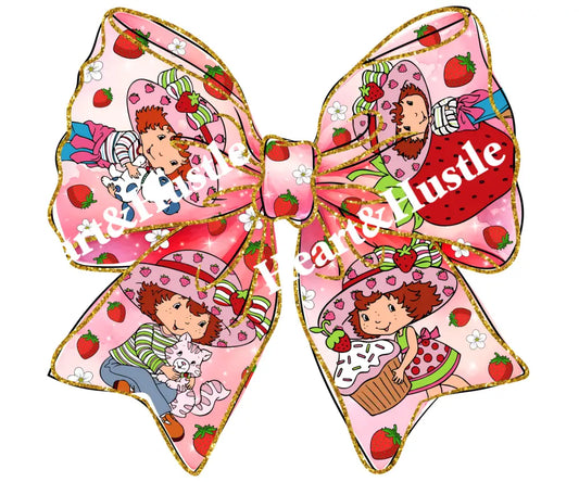 StrawBerry Shortcake Bow