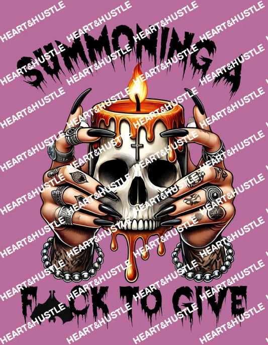 Summoning a Fuck to Give Black