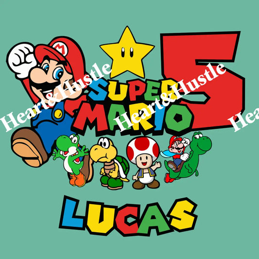Super Mario Birthday Boy 5 Yrs Old