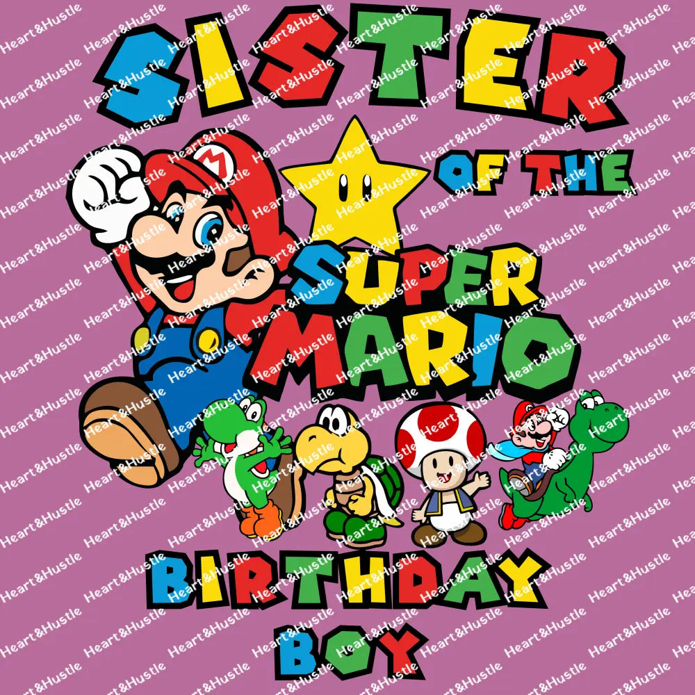 Super Mario Birthday Sister