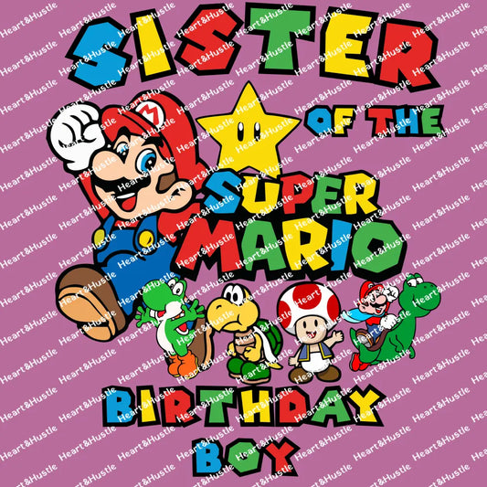 Super Mario Birthday Sister
