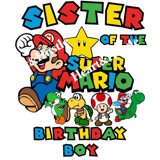 Super Mario Birthday Sister