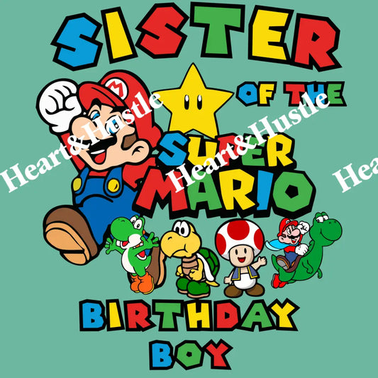 Super Mario Birthday Sister