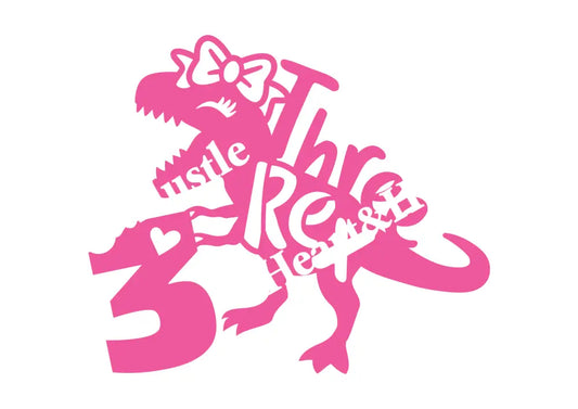 T Rex Biirthday Girl 3