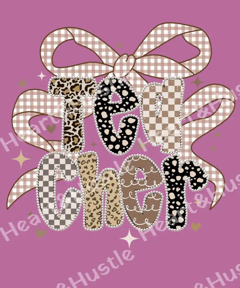 Teacher Coquette Lepard Bow