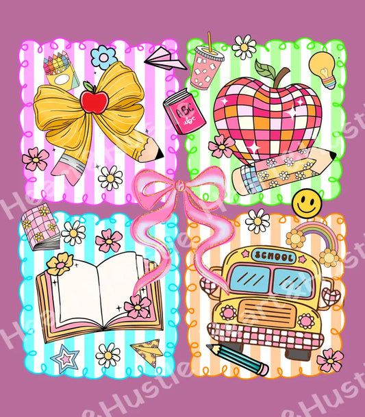 Teacher Pencil Bow