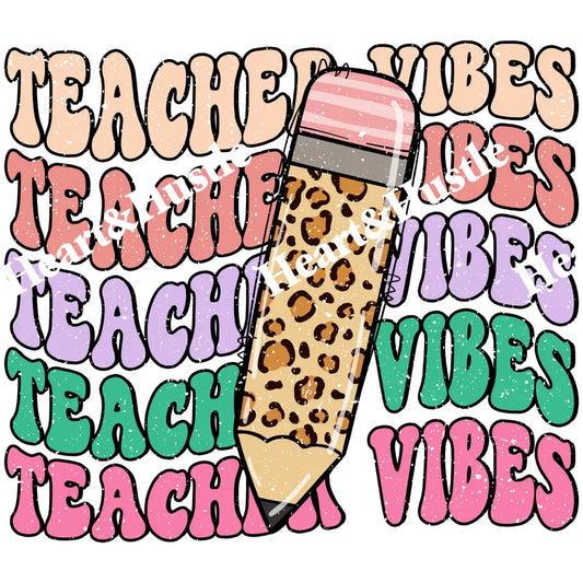 Teacher Vibes Pencel