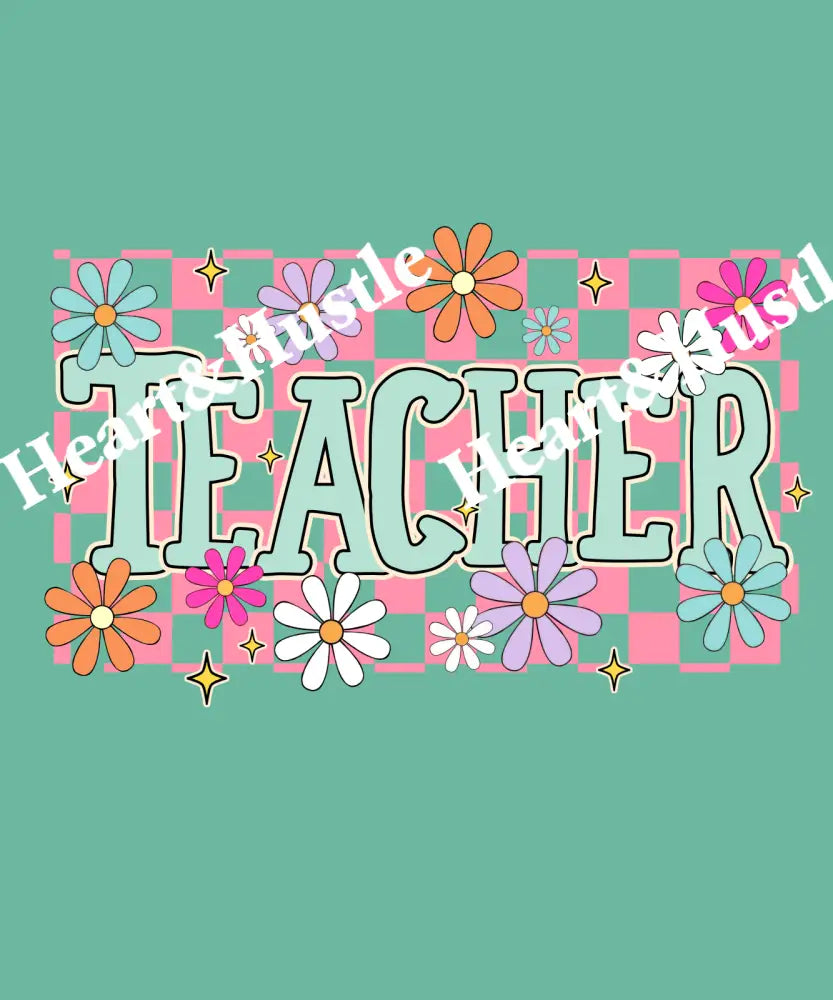 Teacher with Floral