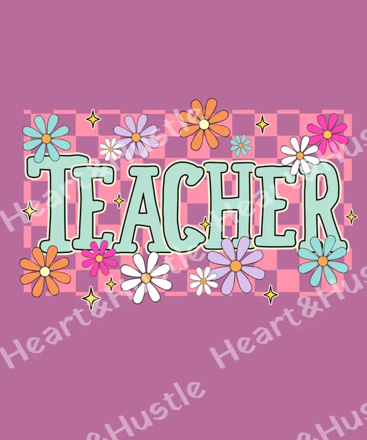 Teacher with Floral