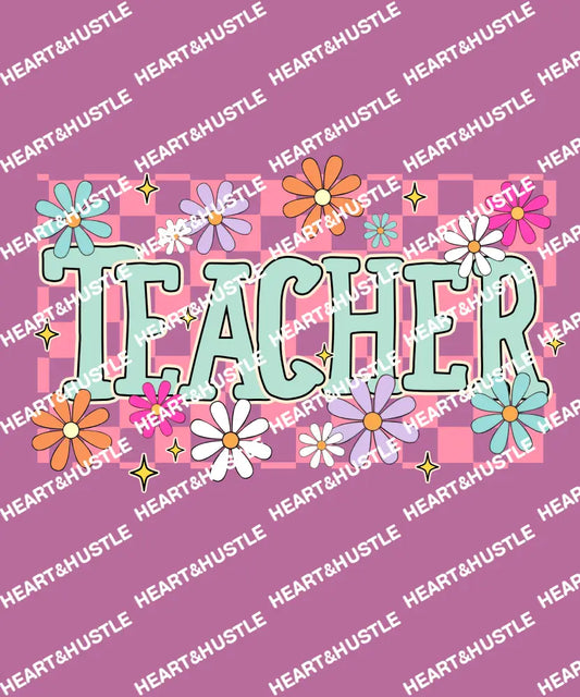 Teacher with Floral