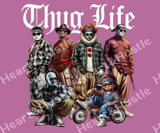 Thug life Gang Killers White