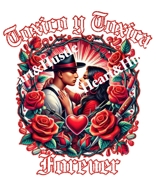 Toxico Y Toxica Forever White