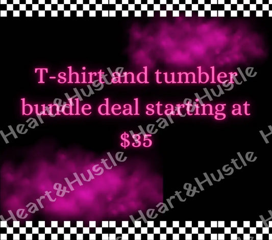 Tshirt and tumbler