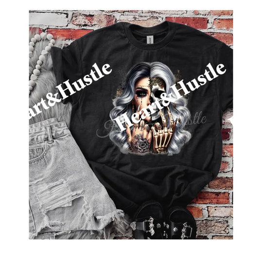 Two Face Girl tee