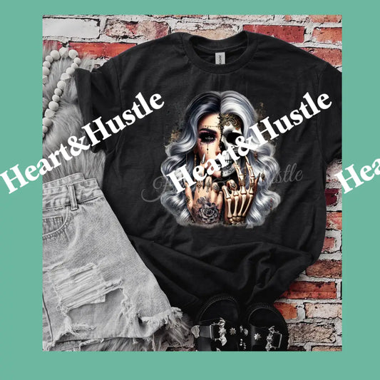 Two Face Girl tee