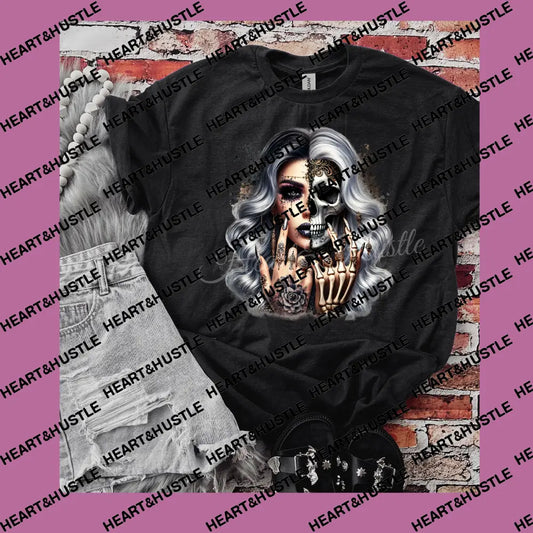 Two Face Girl tee