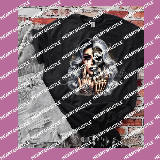 Two Face Girl tee