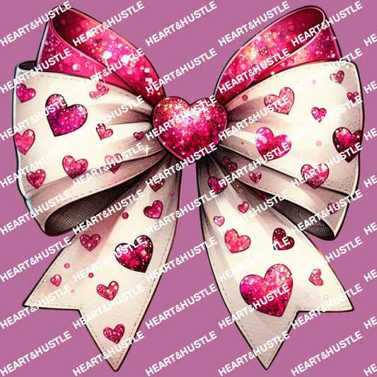 Valintine Bow With Hearts