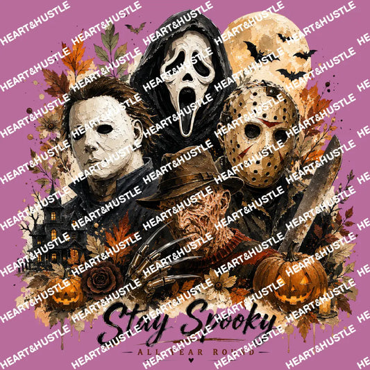 Vintage Horror Fall Stay Spookie