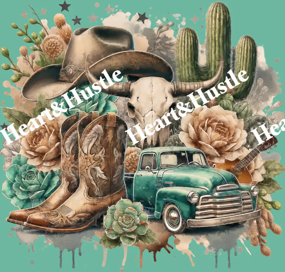 Western Cow Girl Country