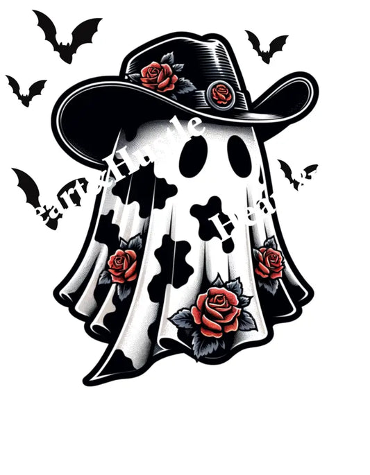 Western Ghost With Roses