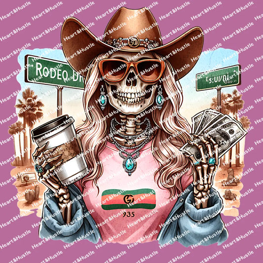 Cowgirl Skull