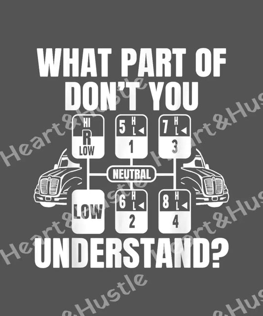 What Part Don’t You Understand