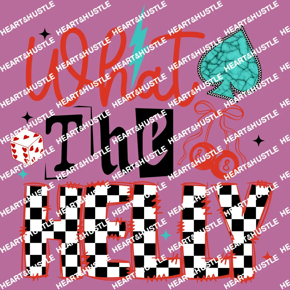 What The Helly Black Red Checkered