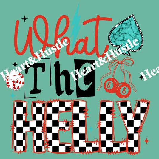 What The Helly Black Red Checkered