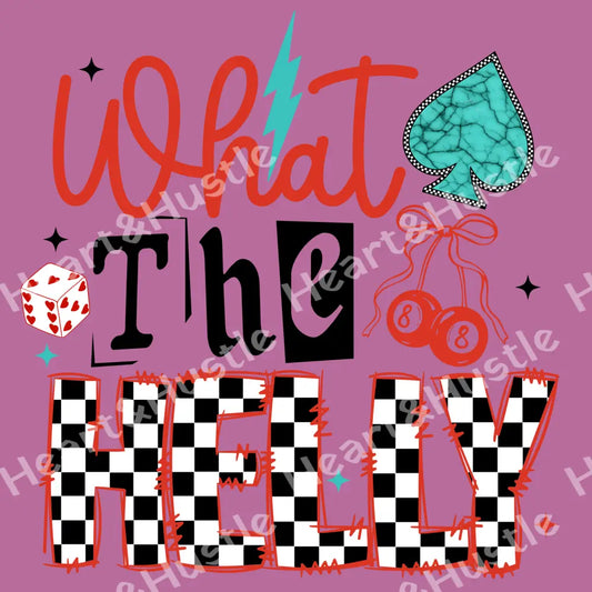 What The Helly Black Red Checkered