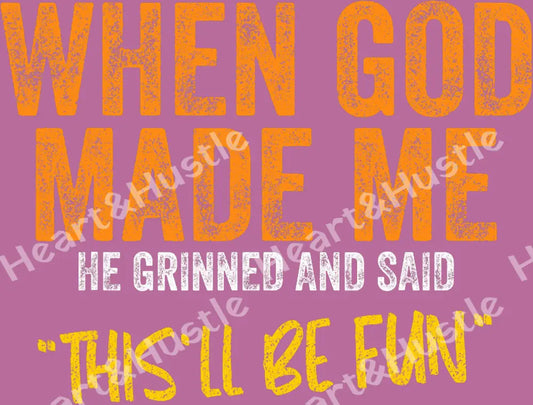 When God Made Me