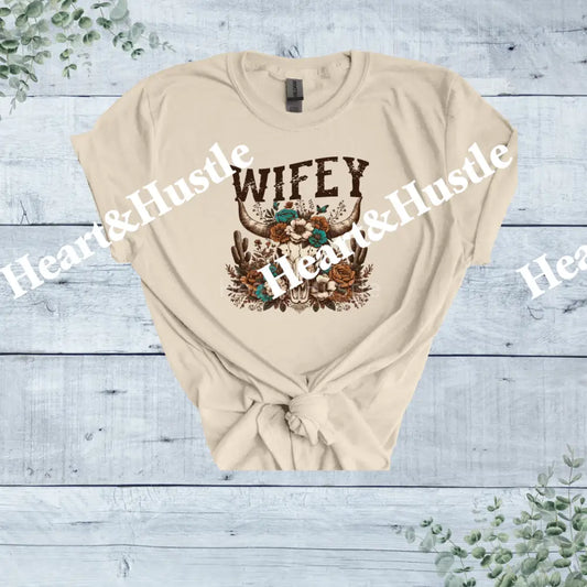 Wifey wester tee