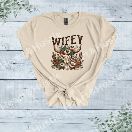 Wifey wester tee